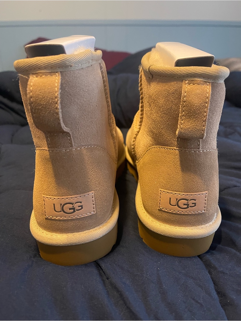 Brand new authentic womens Ugg classic mini II sand size 9